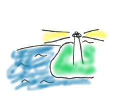 heart island sticker #6809358