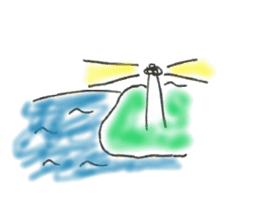 heart island sticker #6809358