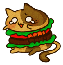 Yummy BurgerCat Vol.2 sticker #6809611