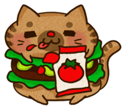 Yummy BurgerCat Vol.2 sticker #6809617