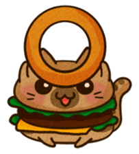 Yummy BurgerCat Vol.2 sticker #6809618