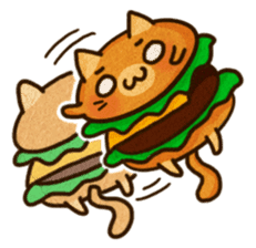 Yummy BurgerCat Vol.2 sticker #6809626