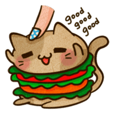 Yummy BurgerCat Vol.2 sticker #6809629