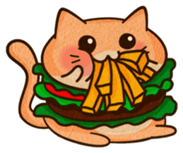 Yummy BurgerCat Vol.2 sticker #6809633