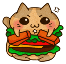 Yummy BurgerCat Vol.2 sticker #6809644