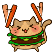 Yummy BurgerCat Vol.2 sticker #6809645