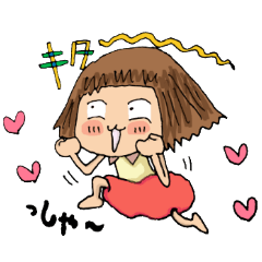 Filled with happiness  "MIMI chan"