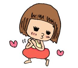 Filled with happiness  "MIMI chan" sticker #6810409