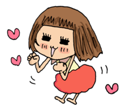 Filled with happiness  "MIMI chan" sticker #6810412