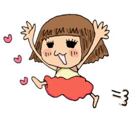Filled with happiness  "MIMI chan" sticker #6810415