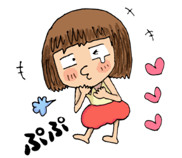 Filled with happiness  "MIMI chan" sticker #6810416