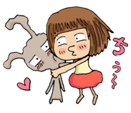 Filled with happiness  "MIMI chan" sticker #6810418