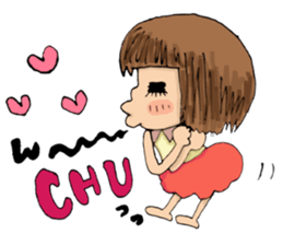 Filled with happiness  "MIMI chan" sticker #6810419