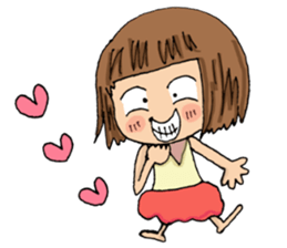 Filled with happiness  "MIMI chan" sticker #6810422