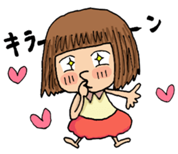 Filled with happiness  "MIMI chan" sticker #6810423