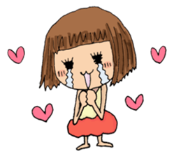 Filled with happiness  "MIMI chan" sticker #6810425