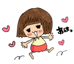 Filled with happiness  "MIMI chan" sticker #6810434