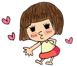 Filled with happiness  "MIMI chan" sticker #6810437