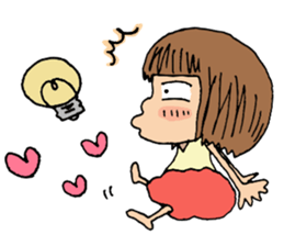 Filled with happiness  "MIMI chan" sticker #6810439