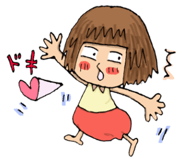 Filled with happiness  "MIMI chan" sticker #6810440