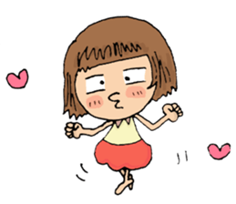 Filled with happiness  "MIMI chan" sticker #6810443