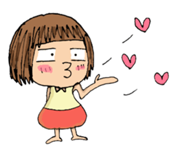 Filled with happiness  "MIMI chan" sticker #6810447