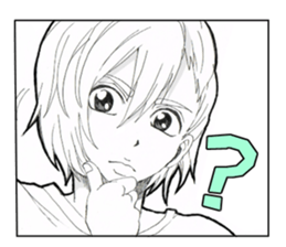 Refreshing boy sticker #6810725