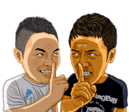 BungelingBay and our boon buddies. sticker #6810806