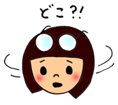 meganegirl hagutan sticker #6811053