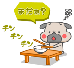 Sticker of dog and chick sticker #6811197