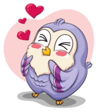 Tyno - The Cheeky Owl sticker #6811611