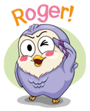 Tyno - The Cheeky Owl sticker #6811617
