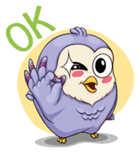 Tyno - The Cheeky Owl sticker #6811618