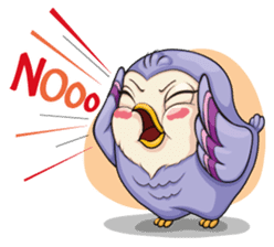 Tyno - The Cheeky Owl sticker #6811619