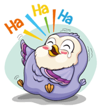 Tyno - The Cheeky Owl sticker #6811621