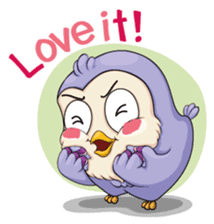 Tyno - The Cheeky Owl sticker #6811625