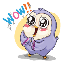 Tyno - The Cheeky Owl sticker #6811626
