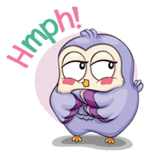 Tyno - The Cheeky Owl sticker #6811629