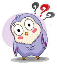Tyno - The Cheeky Owl sticker #6811632