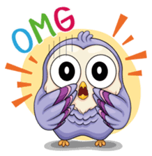 Tyno - The Cheeky Owl sticker #6811634
