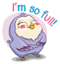 Tyno - The Cheeky Owl sticker #6811637