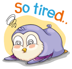 Tyno - The Cheeky Owl sticker #6811643