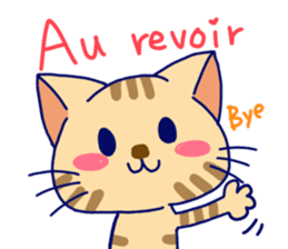 Cats in French sticker #6811914
