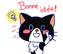 Cats in French sticker #6811922
