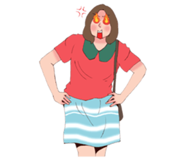 girls all around sticker #6812524