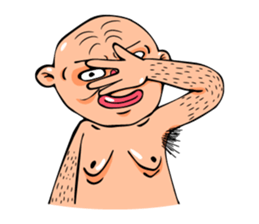 Mr. Bald Old sticker #6813128