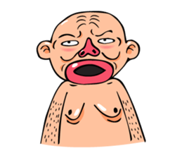 Mr. Bald Old sticker #6813130