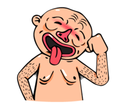 Mr. Bald Old sticker #6813133