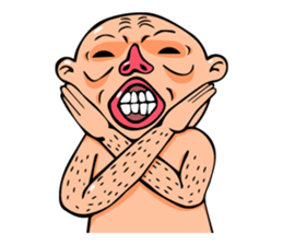 Mr. Bald Old sticker #6813139