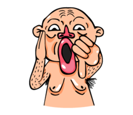 Mr. Bald Old sticker #6813143